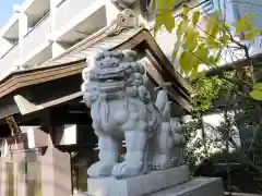 神楽坂若宮八幡神社の狛犬