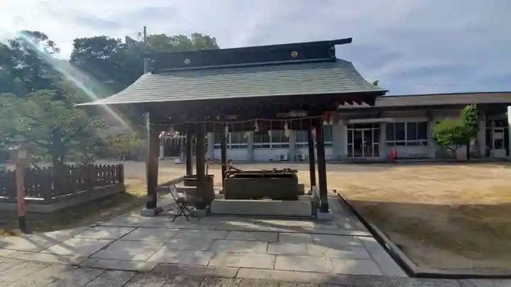 山北八幡神社の手水舎