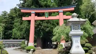 河口浅間神社の鳥居