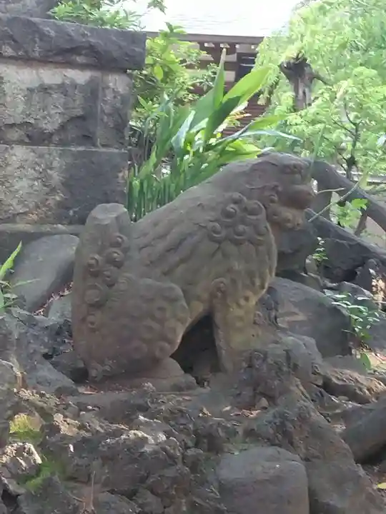 鳩森八幡神社の狛犬