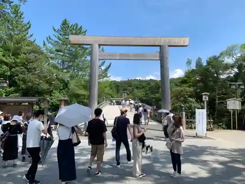 伊勢神宮内宮（皇大神宮）の鳥居