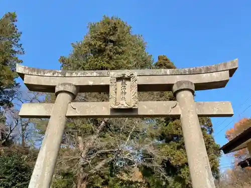 藤沼神社の鳥居