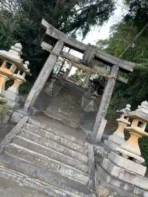 當島八幡宮の鳥居