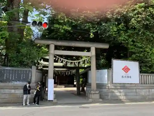 川越氷川神社の鳥居