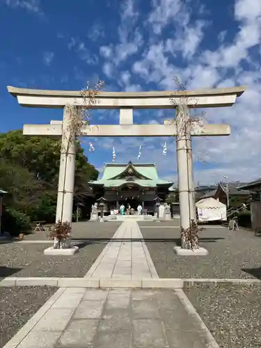 龍口明神社の鳥居