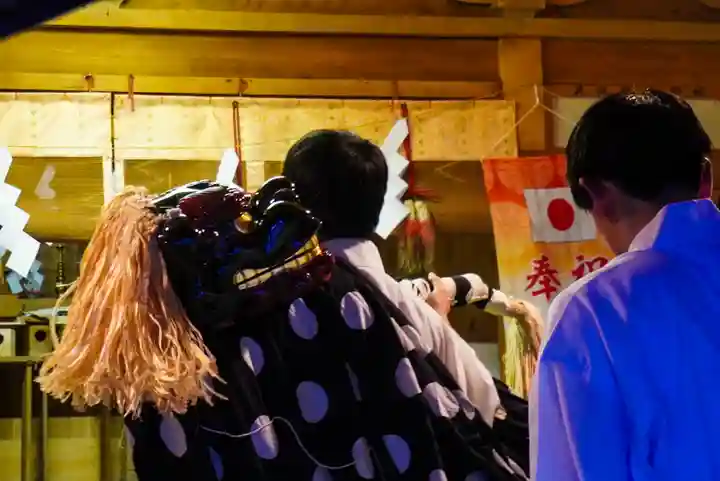 尻岸内八幡神社のお祭り