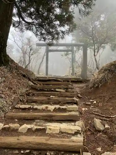 大山阿夫利神社の鳥居