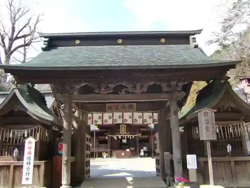 水戸八幡宮の山門・神門