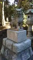 神明雷神社の狛犬