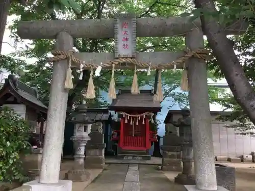 宿大神社の鳥居