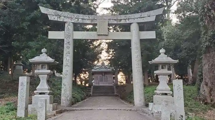 光岡八幡宮の鳥居