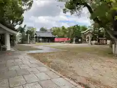 大江神社の庭園