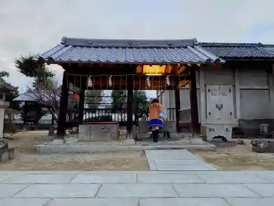 西條神社の手水舎