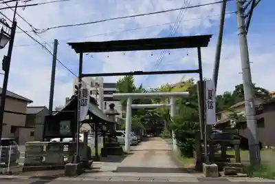 阿邪訶根神社の鳥居