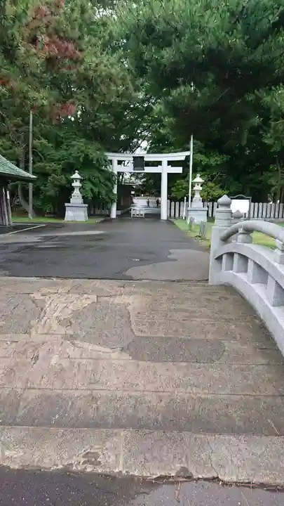 亀田八幡宮の鳥居