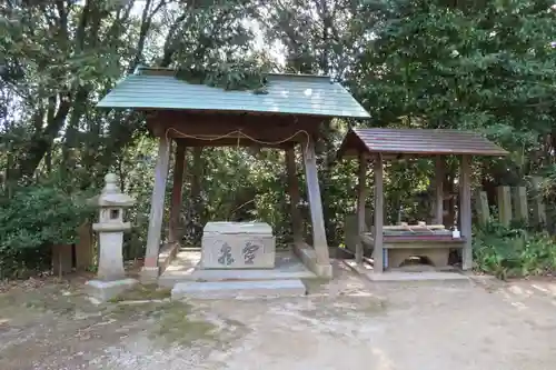 皇后八幡神社の手水舎