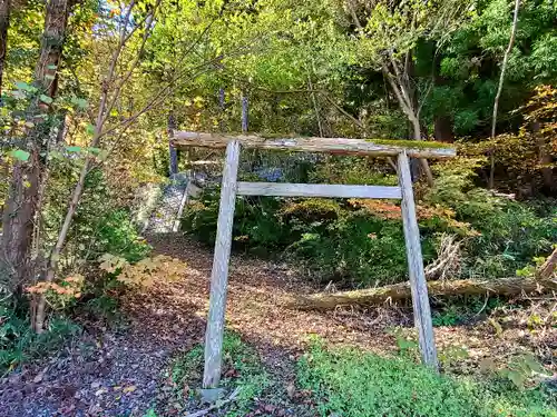 大峯不動尊の鳥居