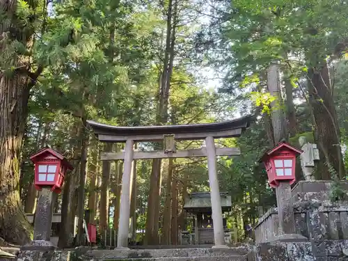 北口本宮冨士浅間神社の鳥居