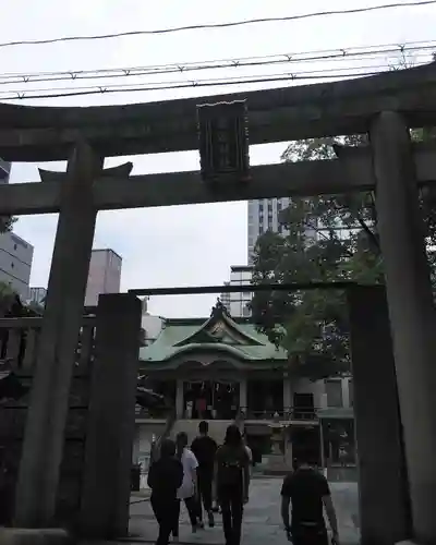 難波神社の鳥居