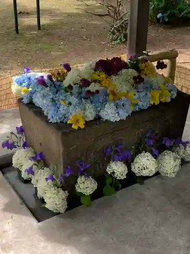 北広島市総鎮守　廣島神社の手水舎