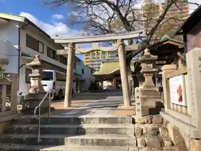 徳井神社の鳥居