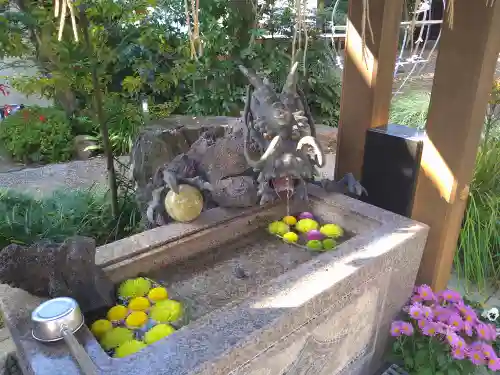 砧三峯神社の手水