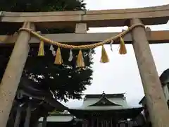 鴨居八幡神社の鳥居