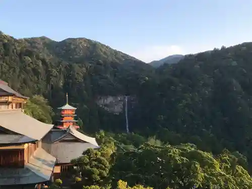 青岸渡寺の景色