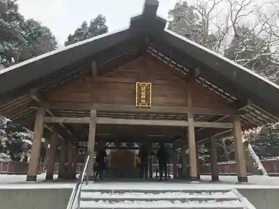 開拓神社の本殿・本堂