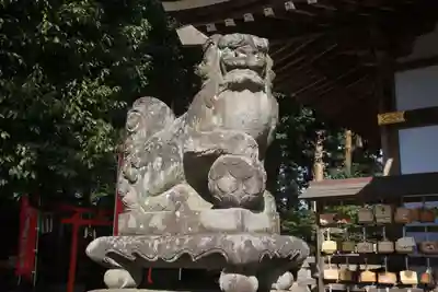 鏡石鹿嶋神社 ＊安産・開運・勝利の神さま＊の狛犬