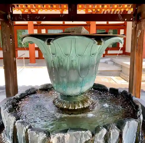 薬師寺の手水舎