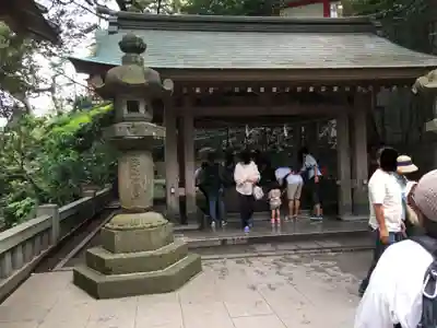 江島神社の手水舎