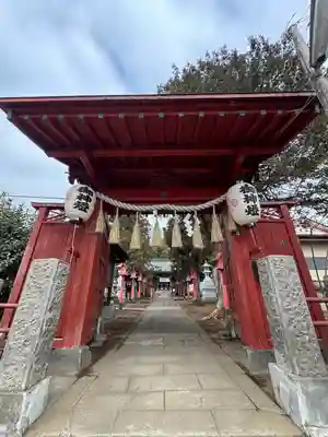 平出雷電神社の山門・神門