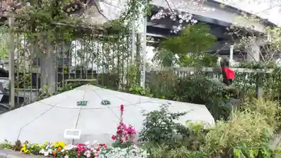 地蔵尊(鎧橋地蔵)の自然