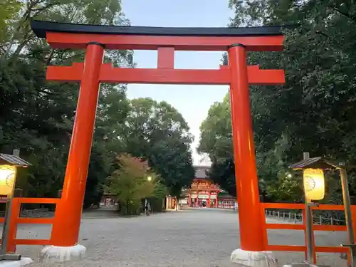 賀茂御祖神社（下鴨神社）の鳥居