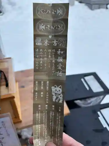 札幌諏訪神社のおみくじ