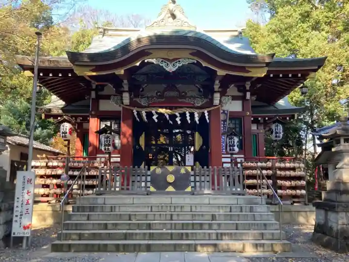 南沢氷川神社の本殿・本堂