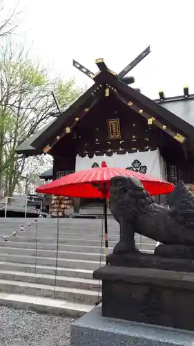 札幌諏訪神社の狛犬