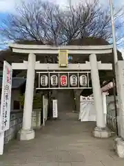 検見川神社の鳥居