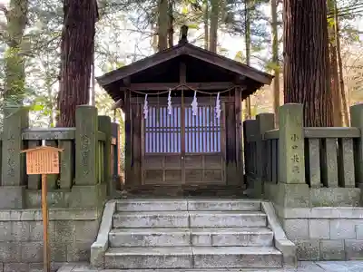 諏訪大社下社春宮の末社・摂社