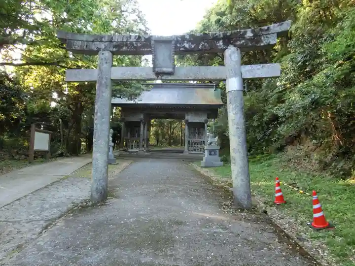倭文神社の鳥居