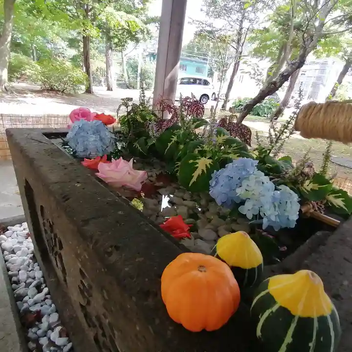 北広島市総鎮守 廣島神社の手水舎