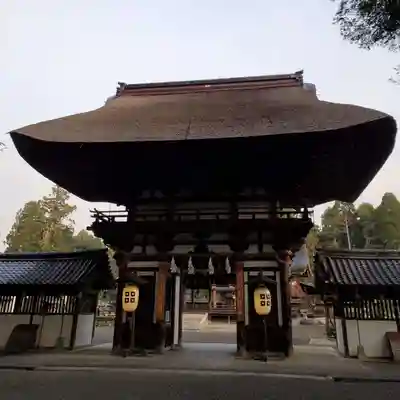 沙沙貴神社の山門・神門