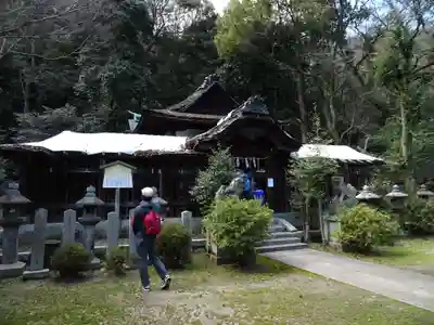 關蝉丸神社下社の本殿・本堂