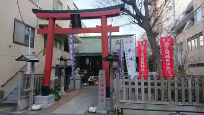 三河稲荷神社の鳥居