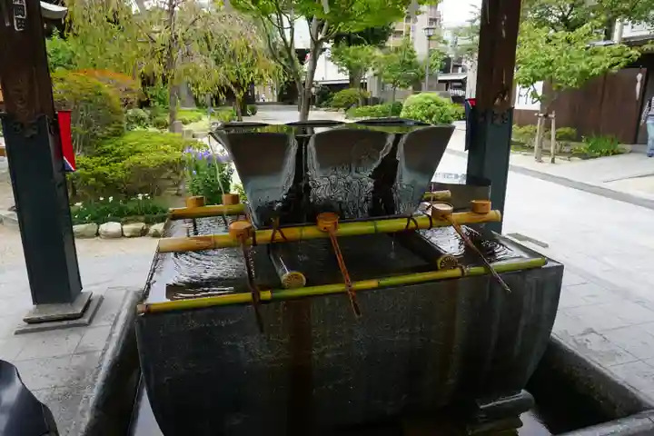 櫛田神社の手水舎