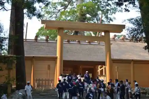 伊勢神宮内宮（皇大神宮）の鳥居