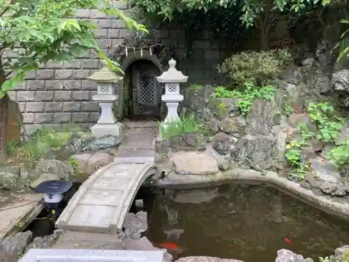 叶神社 (西叶神社)の庭園