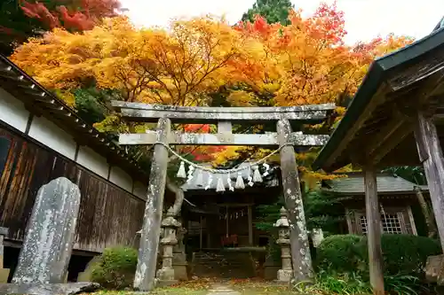 零羊崎神社の鳥居