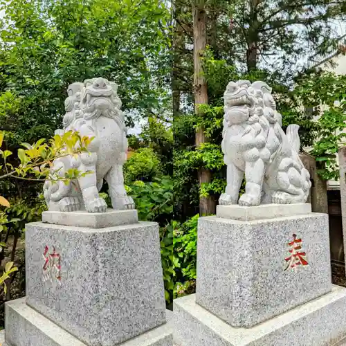 鎮守氷川神社の狛犬